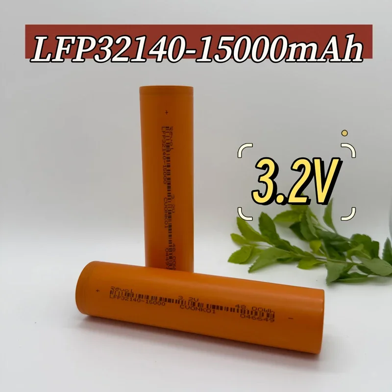 خلية بطارية Roza cinnie-3.2V 32140 15Ah LiFePO4 - DIY 4S/8S 12V/24V/36V دورة عميقة للمركبات الكهربائية والتخييم والعاكس والتفريغ العالي بالطاقة الشمسية