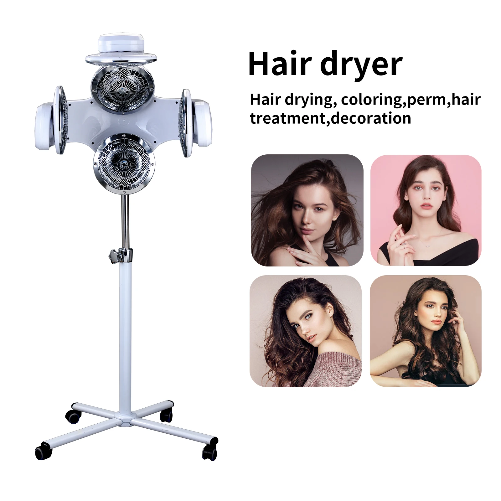 Modern Professional Equipment Adjustable Big Hooded Climazone Hair Dryer Hair Color Processor For Beauty Salon