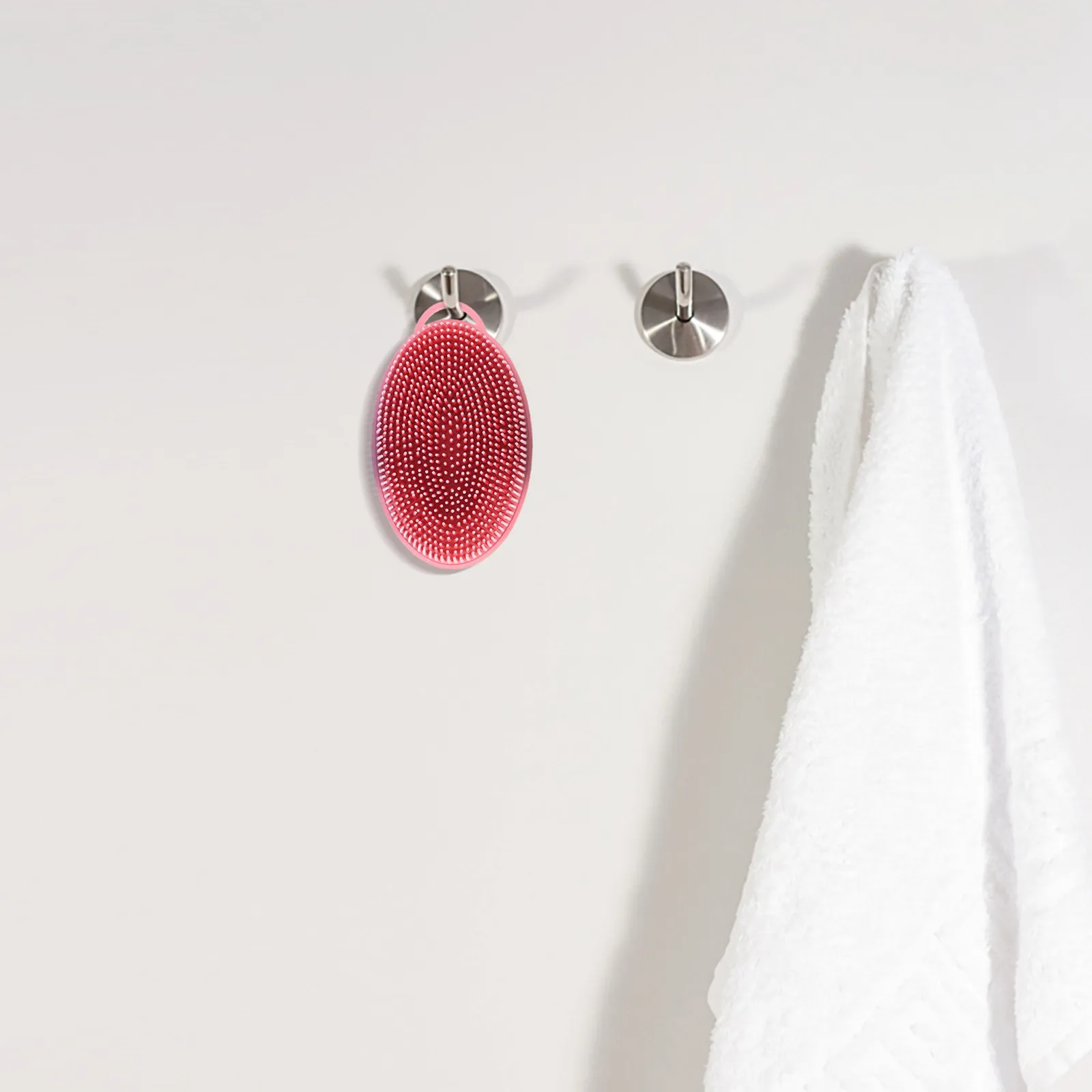 3 Pcs Body Scrubbing Brush Face Exfoliating Cleansing Scrubber Shower Hair Scalp Massager