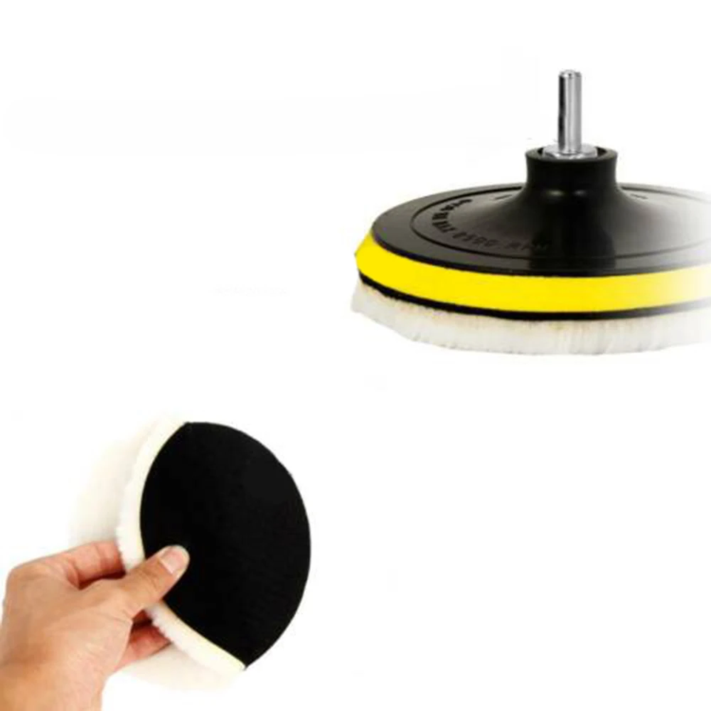 

Convenient Polishing Pad kit Polisher Buffing Furniture Glass Grinding Set Tools Vehicle Wheel 5pcs Wool Drill