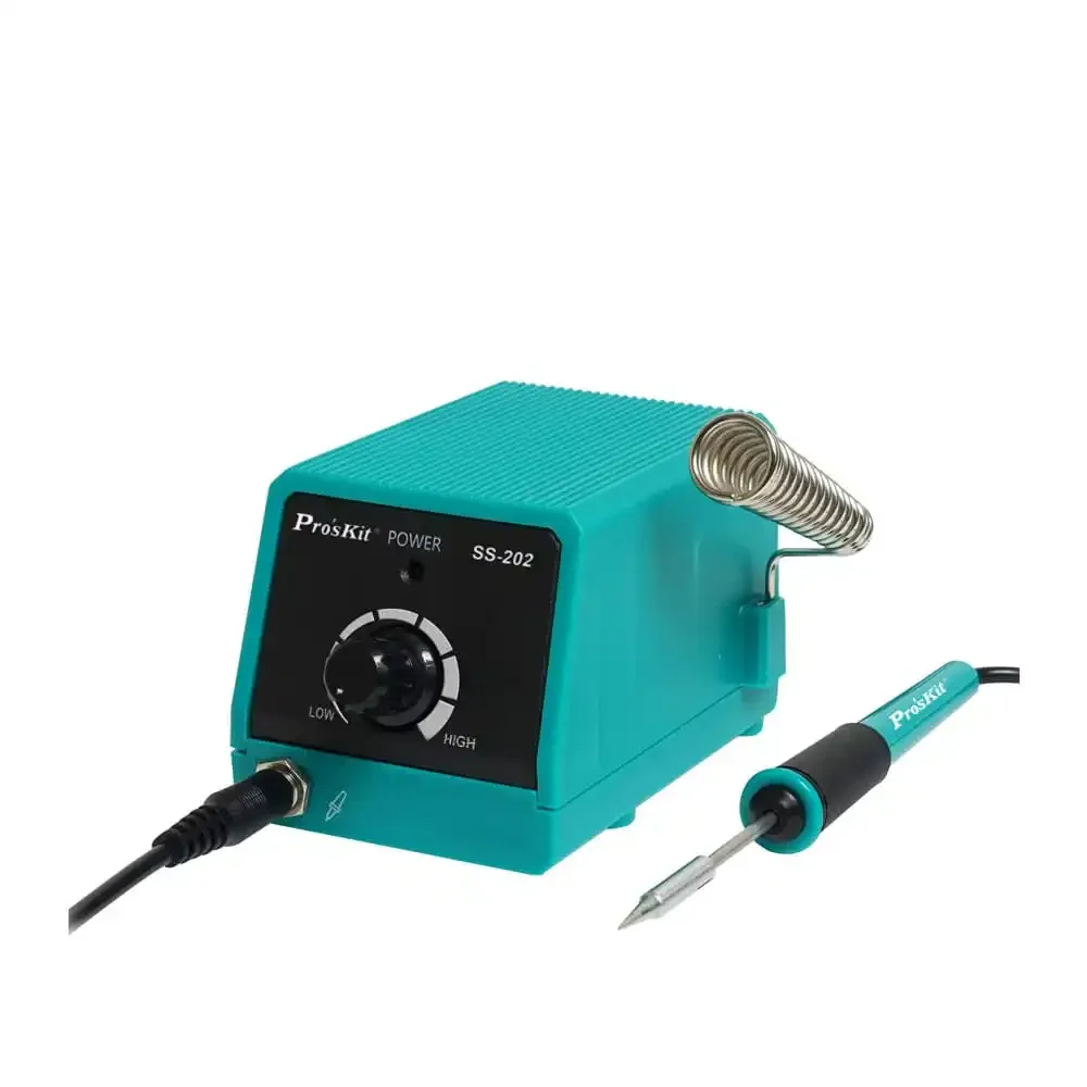 SS-202G Pro'skit Professional Mini Soldering Station คงที่อุณหภูมิไฟฟ้าการบำรุงรักษาเครื่องมือเชื่อมเหล็กแบบพกพา