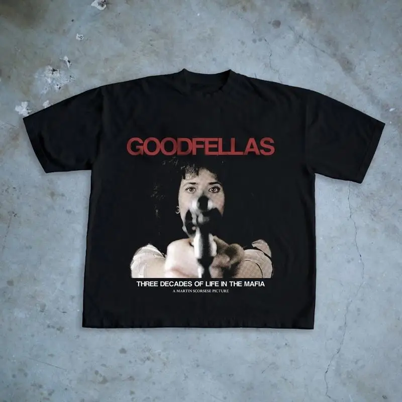 Goodfellas Three Decades Of Life In The Mafia Man Aiming Gun T-Shirt