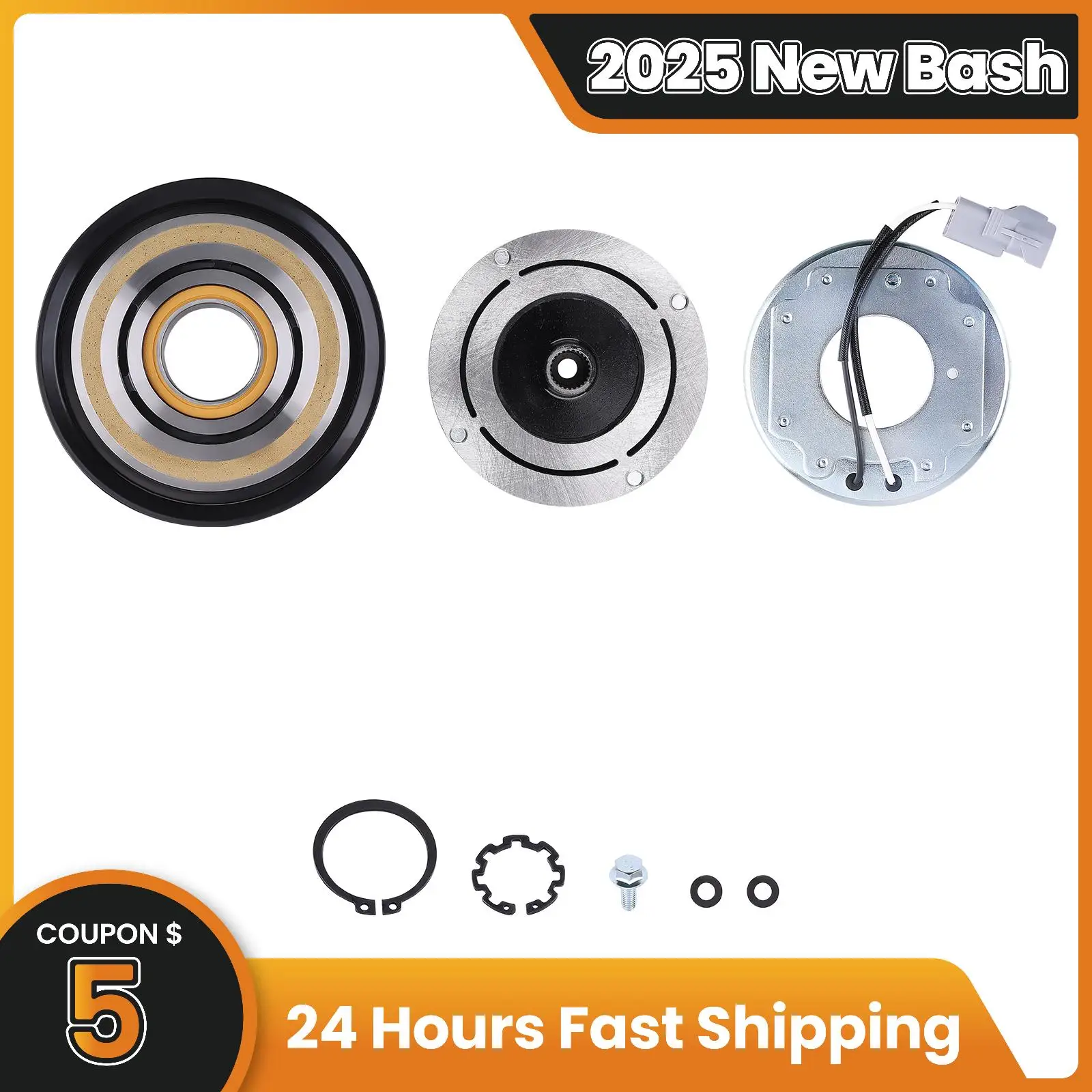 

A/C AC Compressor Clutch Kit for Ram 1500 2014-2019 1500 Classic 2019-2022 3.6L