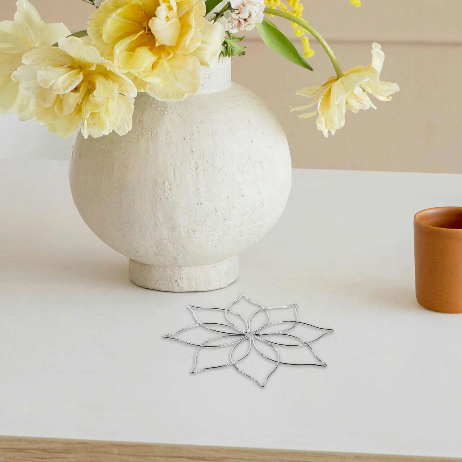 Metal Wire Floral Frog Flower Arrangement Insert Professional Flower Fixation Lid for Wedding Home Decoration and Floral