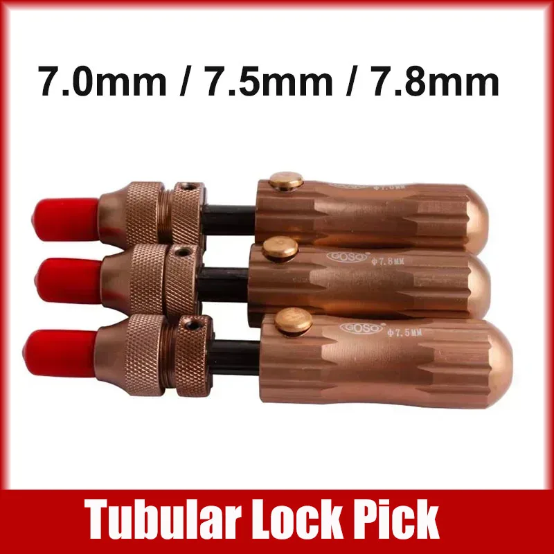 goso-鍵屋ツール-車用延長型アドバンスド70-75-78ピン筒状ロックピックツール-70mm-75mm-78mm-鍵屋ツールセット-運失キー用