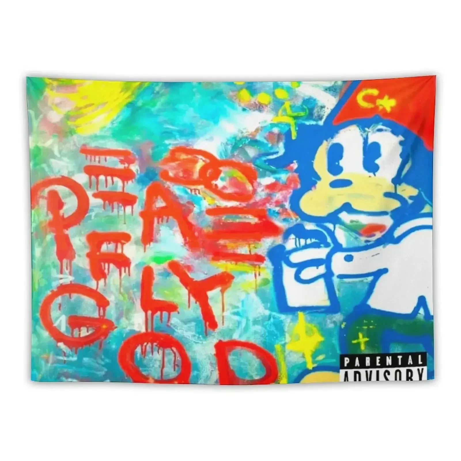 

Westside Gunn Peace Fly God Tapestry Wall Art Korean Room Decor Decoration Pictures Room Wall Tapestry