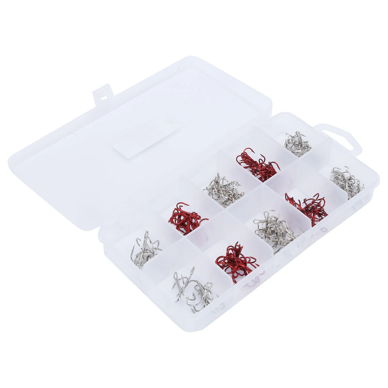 

130pcs High Carbon Steel Fishing Triple Hooks Set Professional Treble Hooks Portable Lure Bait Fishing Treble Hooks Accessory