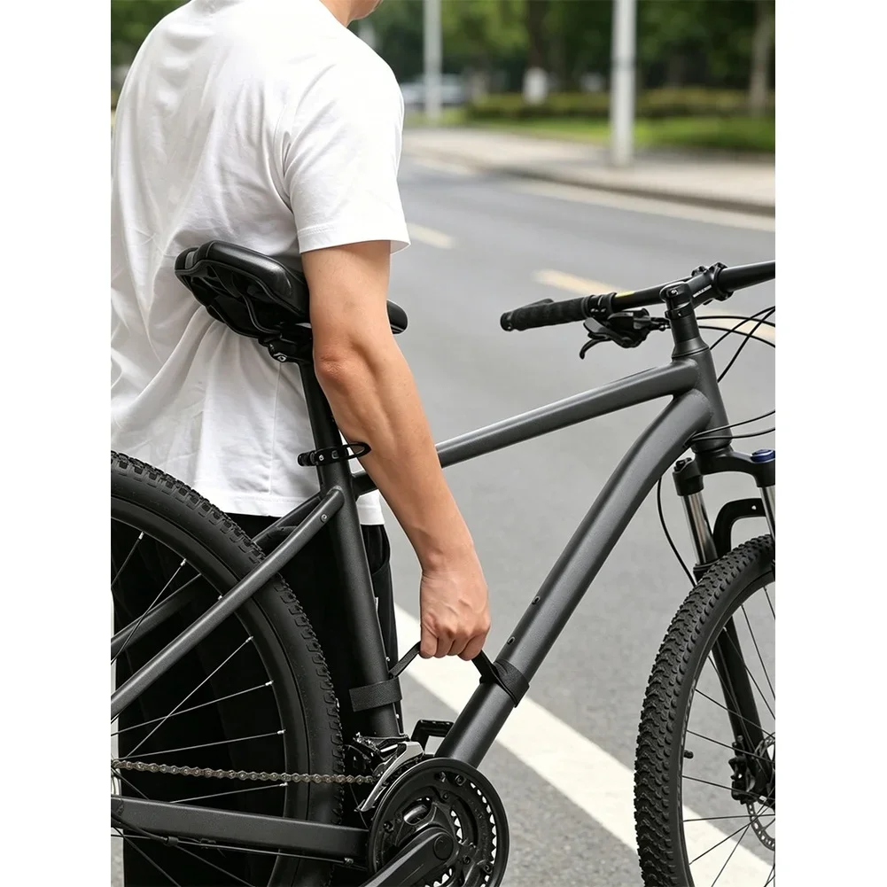 Cycling Handlebar Carry Strap - Nylon Material Strap with Fastener for Transporting Bikes on Mountain and Road Trips