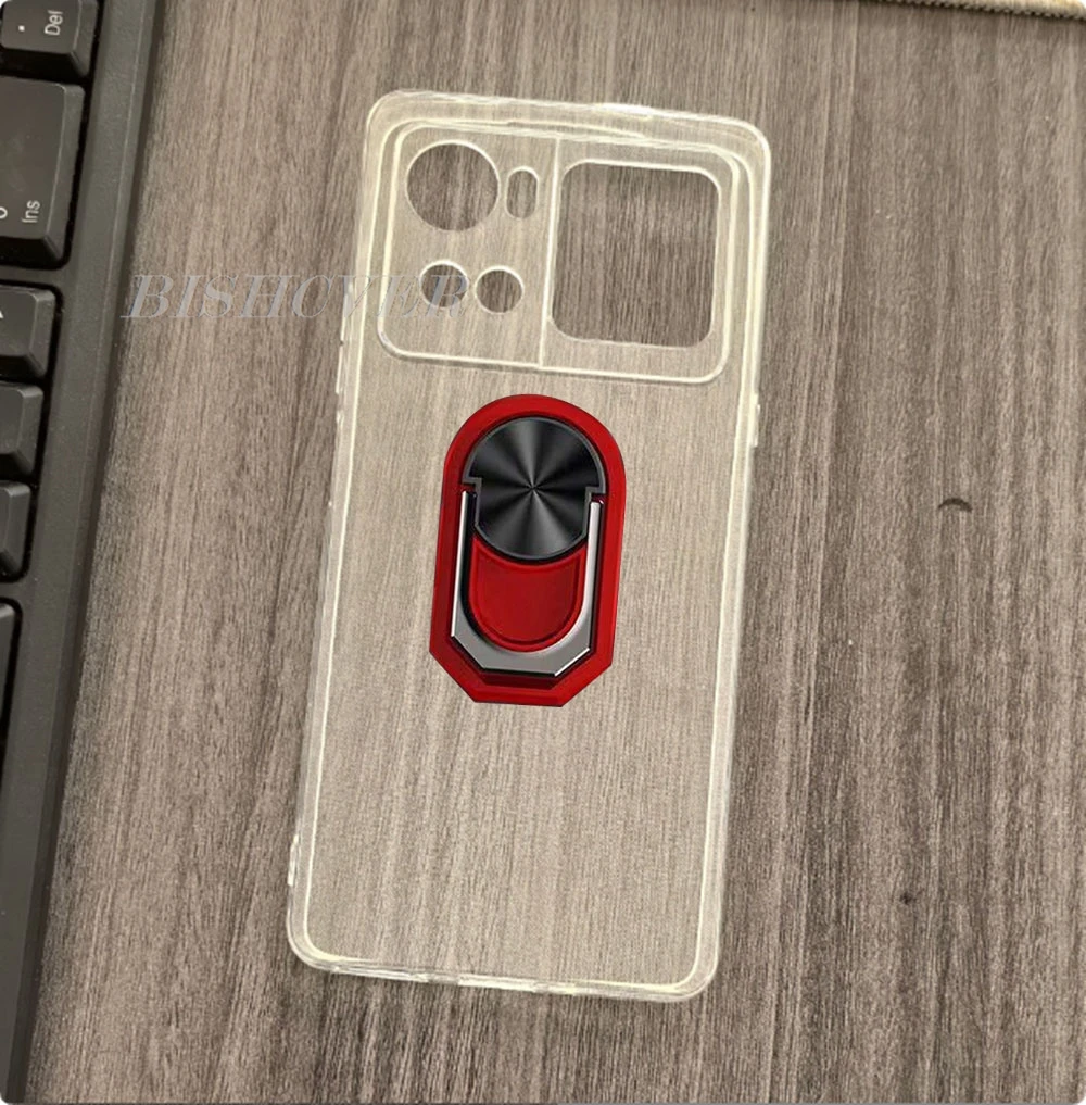 Magnet Phone Case For Cubot X100 6.88" 2025 Cubot X100 CubotX100 X 100 Shockproof Soft TPU Silicone Cover With Ring Holder