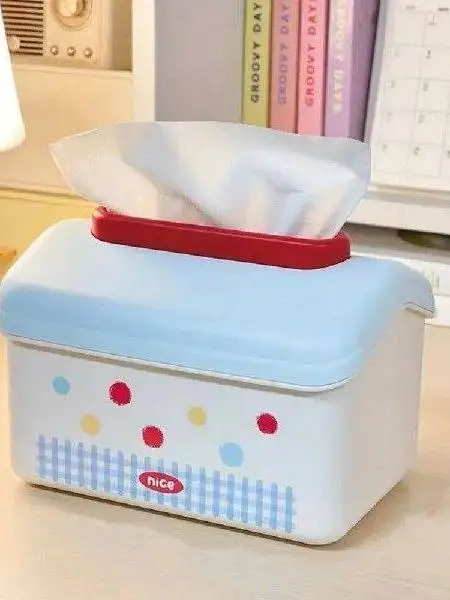 壁掛け式大容量プラスチック製漫画柄ペーパータオルボックス　クリエイティブな家庭用収納オーガナイザー　キッチン必需品