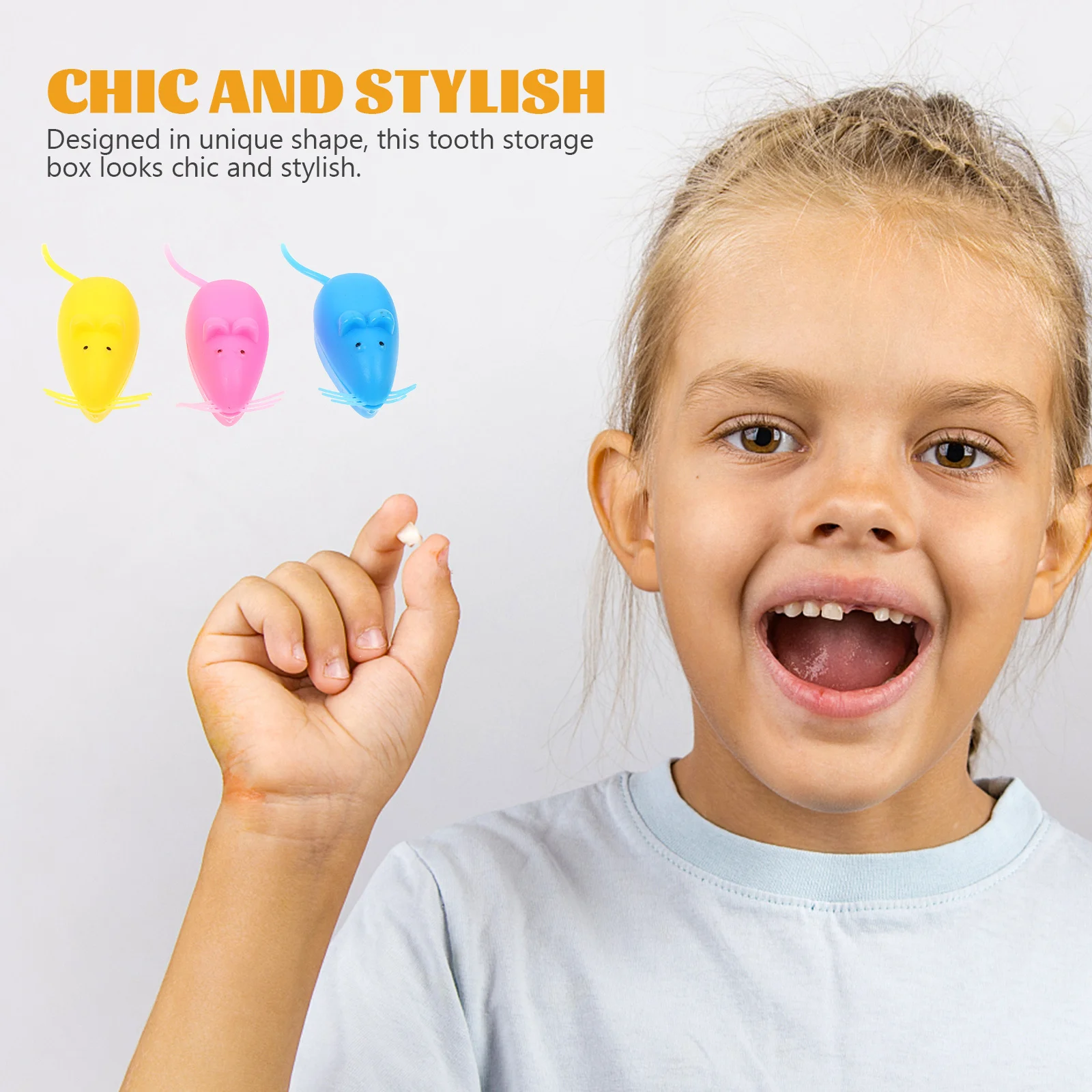 

100 шт., коробка для детских зубов, пластиковый чехол на память для первого зуба ребенка, органайзер для хранения зубов, контейнер для записи памяти для детей
