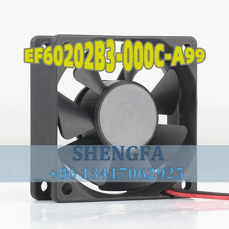 Sunon 5V 12V 48V AC EC 6020 60X60X20MM two-wire maglev frequency converter Mute EF60202B3-000C-A99 cooling fan DC 24V 0.56W