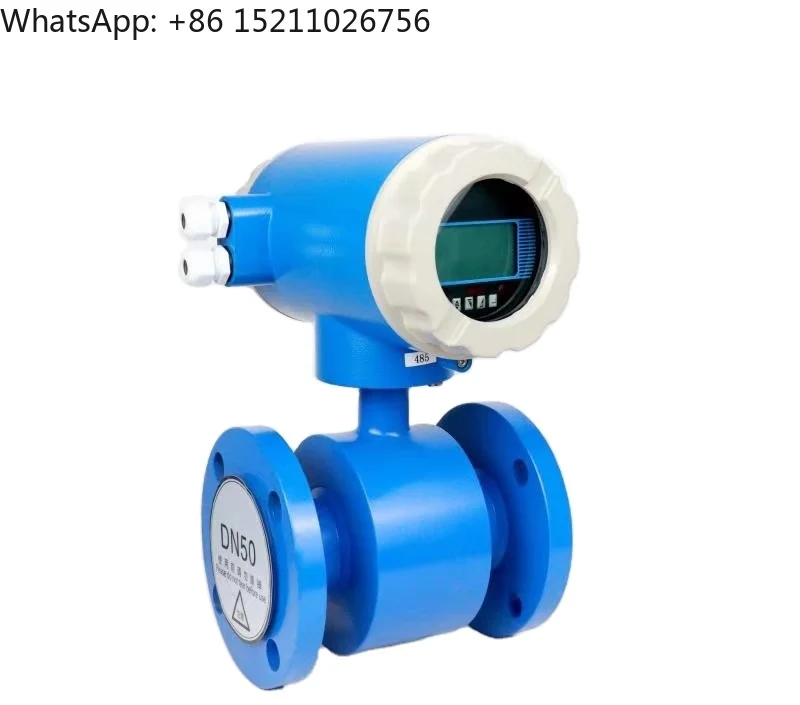 DN50 Digital Electromagnetic Flowmeter RS485 Water Meter Factory Price for Liquid Medium OEM Customization Supported