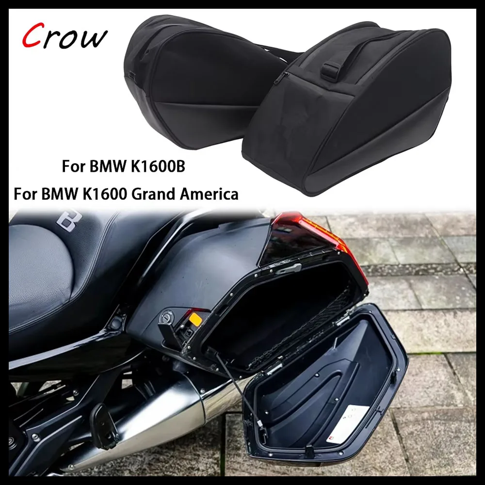 

Новинка для BMW K1600B K1600GA K1600 Grand America, 2 пары мотоциклетных боковых сумок для багажа, седельные сумки, аксессуары