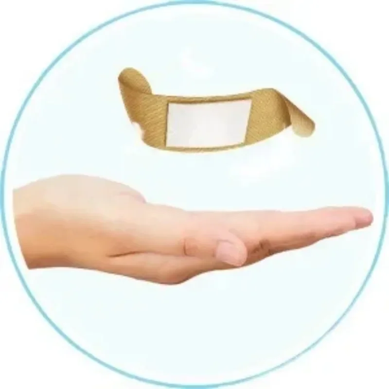 

50Pcs/Set PE Band Aid Breathable Adhesive Bandages for Wound Dressing Patch Skin Protection Tape First Aid Strips Plasters