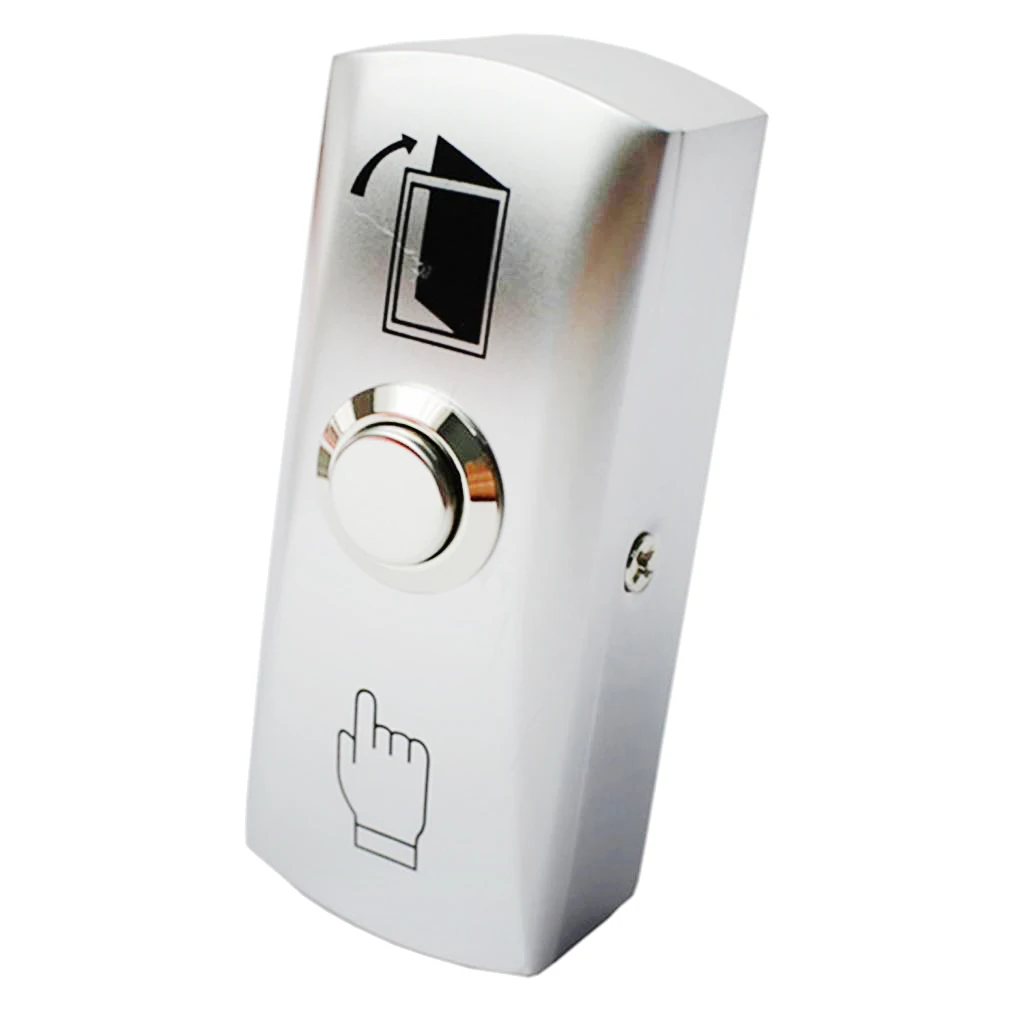 Door Release Switch Compact 80x30x23mm Zinc Alloy Exit Push for Home and Office