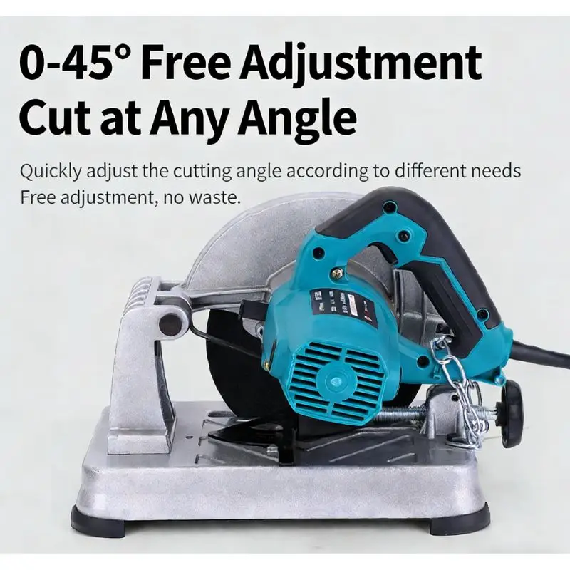 High Power Industrial Grade Electric Desktop Saw Multifunctional for Wood Steel Metal Square Tube Cutting