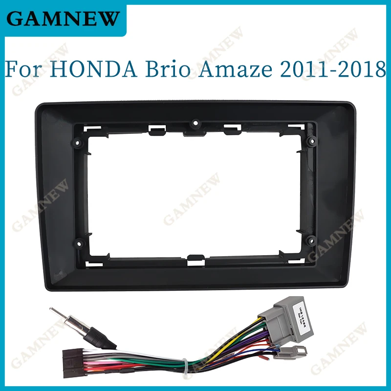 

Автомобильный радиоприемник, стерео 2Din, рамка Fascia ДЛЯ Honda BRIO 2011-2018 10,1 дюйма, большой экран, аудио, панель приборной панели, монтажный комплект