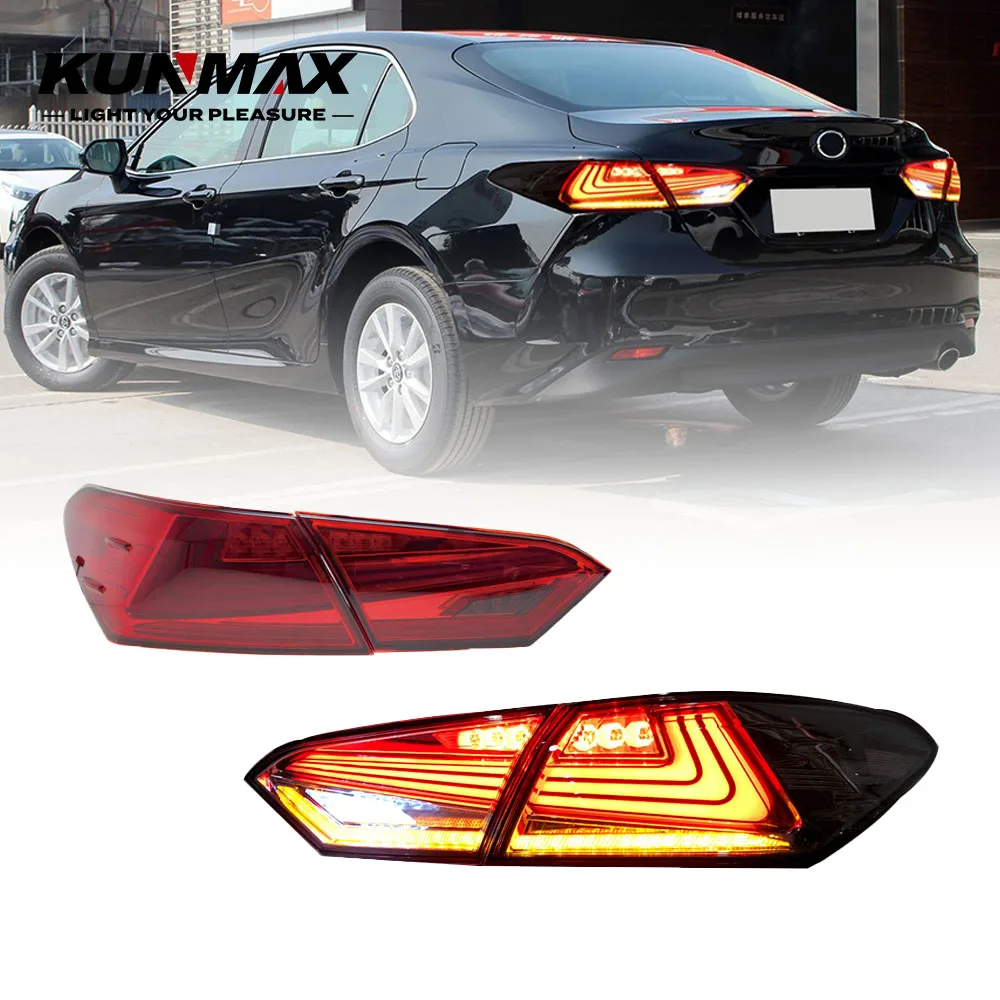 

1 Set LED Tail Lights for Toyota Camry 2018-2021 Taillights Rear Lights with Brake Reversing Driving Fog Lamp Turn Signal Lamp