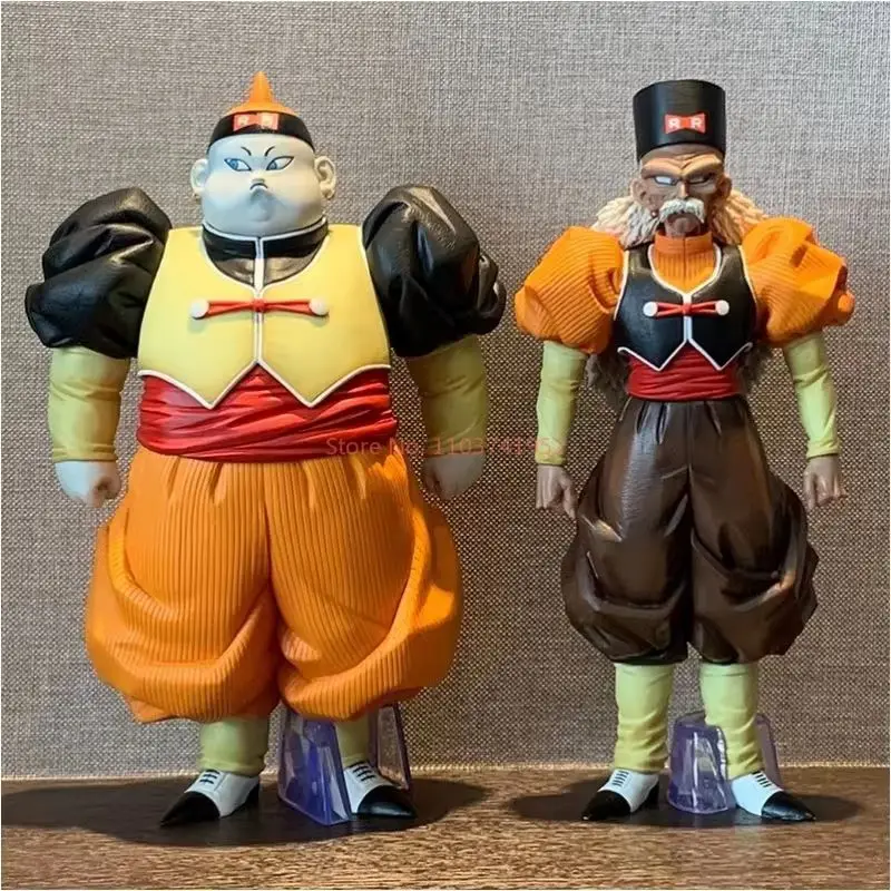 Dragon Ball Z Android 16 19 20 Figurka anime Ozdoby Dr.Gero Cell Ozdoby Statuetka Figurka akcji Model Zabawka dla dzieci Prezenty na Halloween