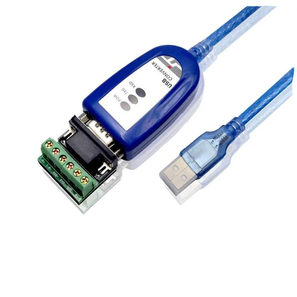 Anti-interference RS485 To USB Communication Serial Converter Cable Surge Protection USB To 485/422 Serial Cable