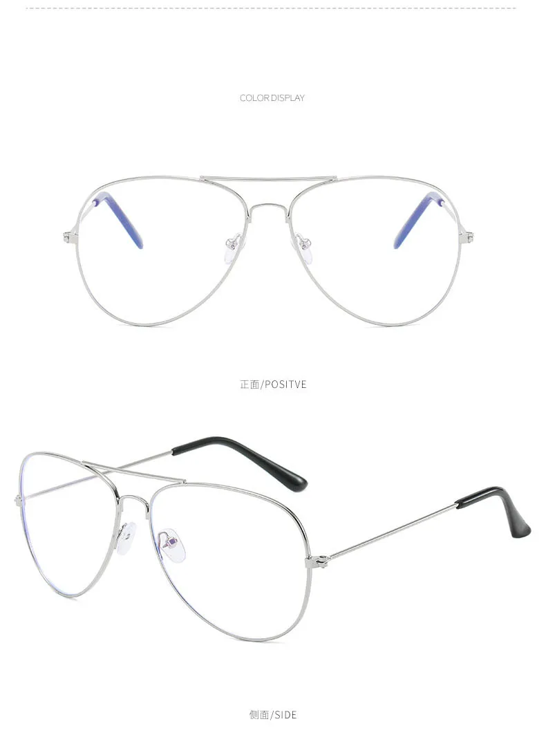 Pilot Anti-Blaulicht-Lesebrille für Männer und Frauen, Retro-Stil, Fertigbrille mit Sehstärke, Klare Gläser, Augenschutz-Lesehilfe – Detail 12