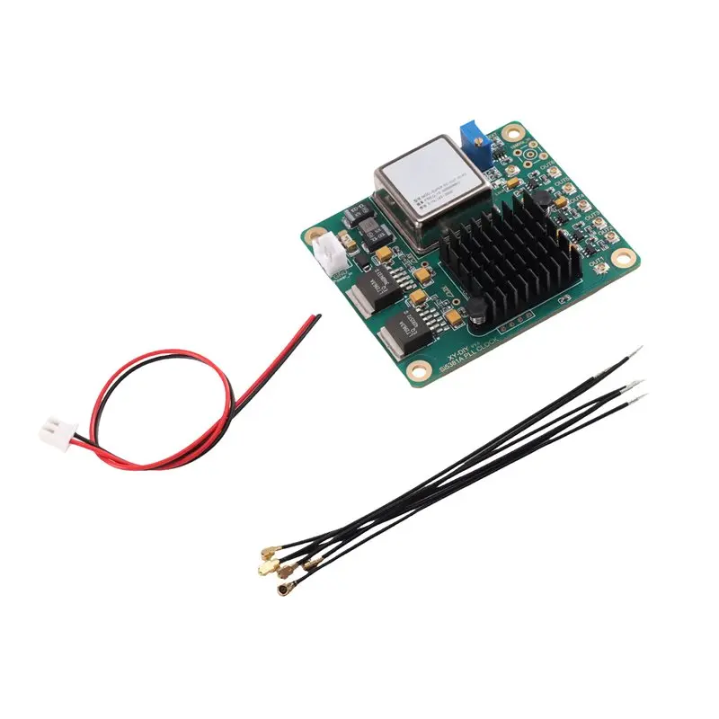 A02F-Y11 OCXO 10Mhz Frequency Standard Clock Generator HAT For Raspberry Pi Multi-Channel PLL Output Jitter Reducer Reduction