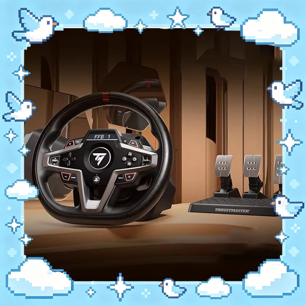 

Симулятор руля THRUSTMASTER T248 с динамической силовой обратной связью, магнитным приводом и тремя педалями в комплекте, идеально подходит для подарка.