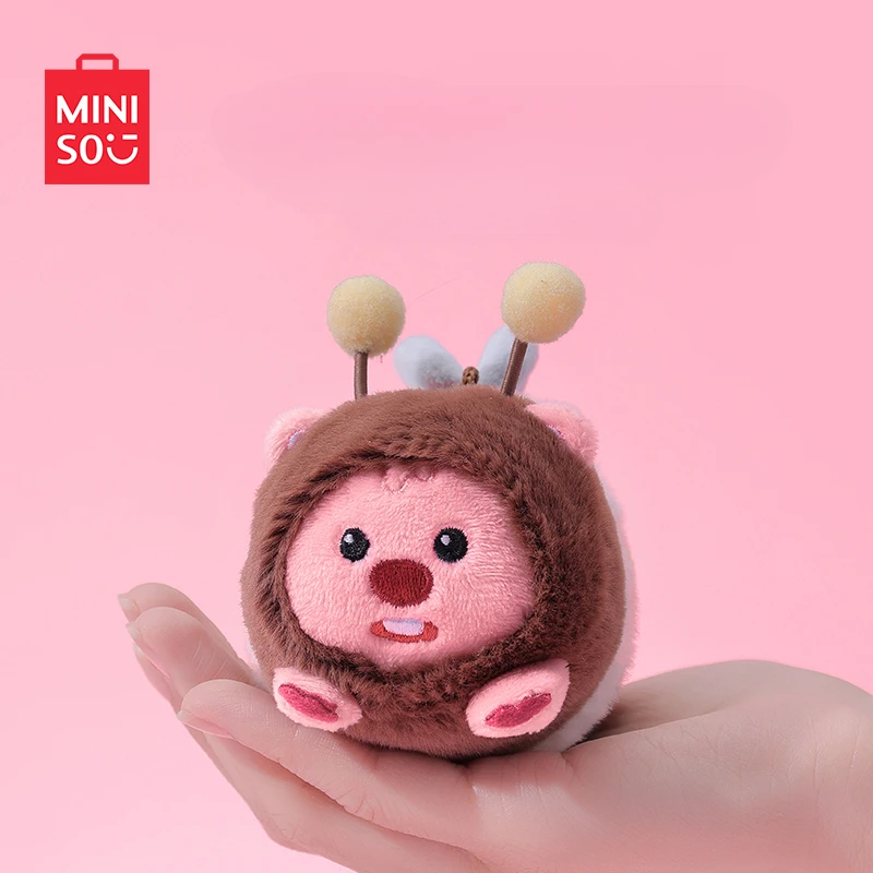 MINISO LOOPY серии плюшевых подвесок крест-одежка маленькие Бобер куклы кавайные украшения для комнаты детские игрушки подарки на день рождения