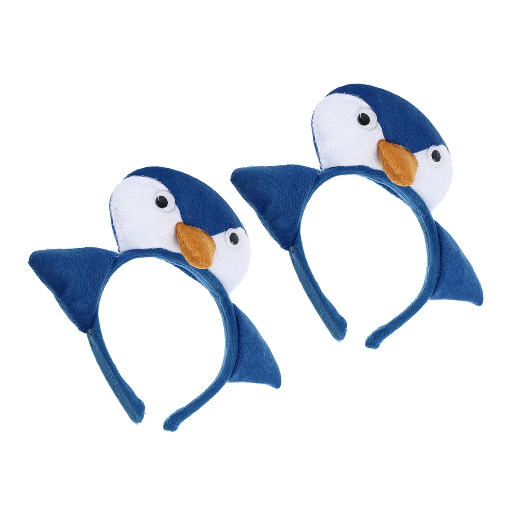 

2 PCS Marine Animal Headband Kids Costume Penguin for Make up Cosplay Child Halloween Costumes Girls