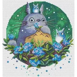 742Fun Cross Stitch Package Greeting Counted Kits New Style Joy Sunday Kits Embroidery Animal World of Warcraft Sailor Moon