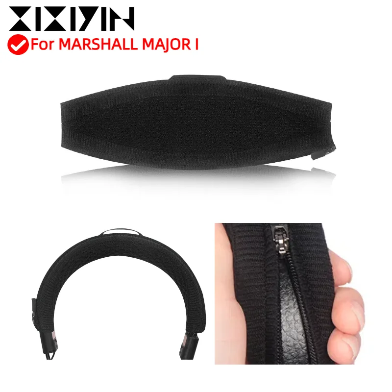 

XIXIYIN Zipper head beam knitted fabric protective cover can be washed with water For MARSHALL MAJOR I Headpad