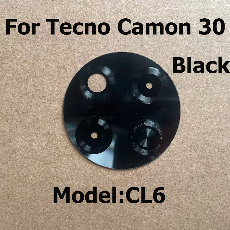 For Tecno Camon 30 Back Rear Camera Glass Lens With Glue Sticker Repair Parts CL6