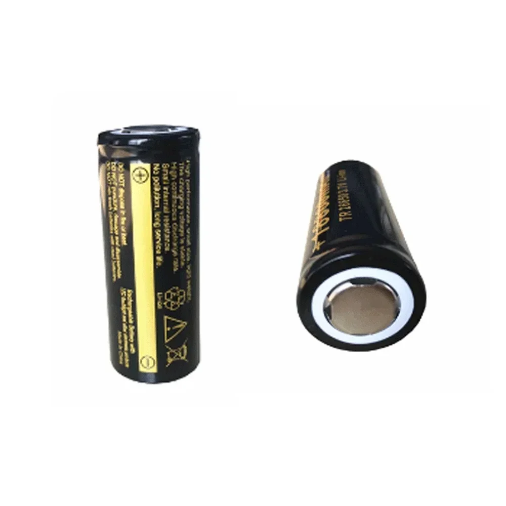 2023 100% high quality 26650 battery 3.7V 18800mAh lithium-ion battery suitable for 26650 LED flashlights