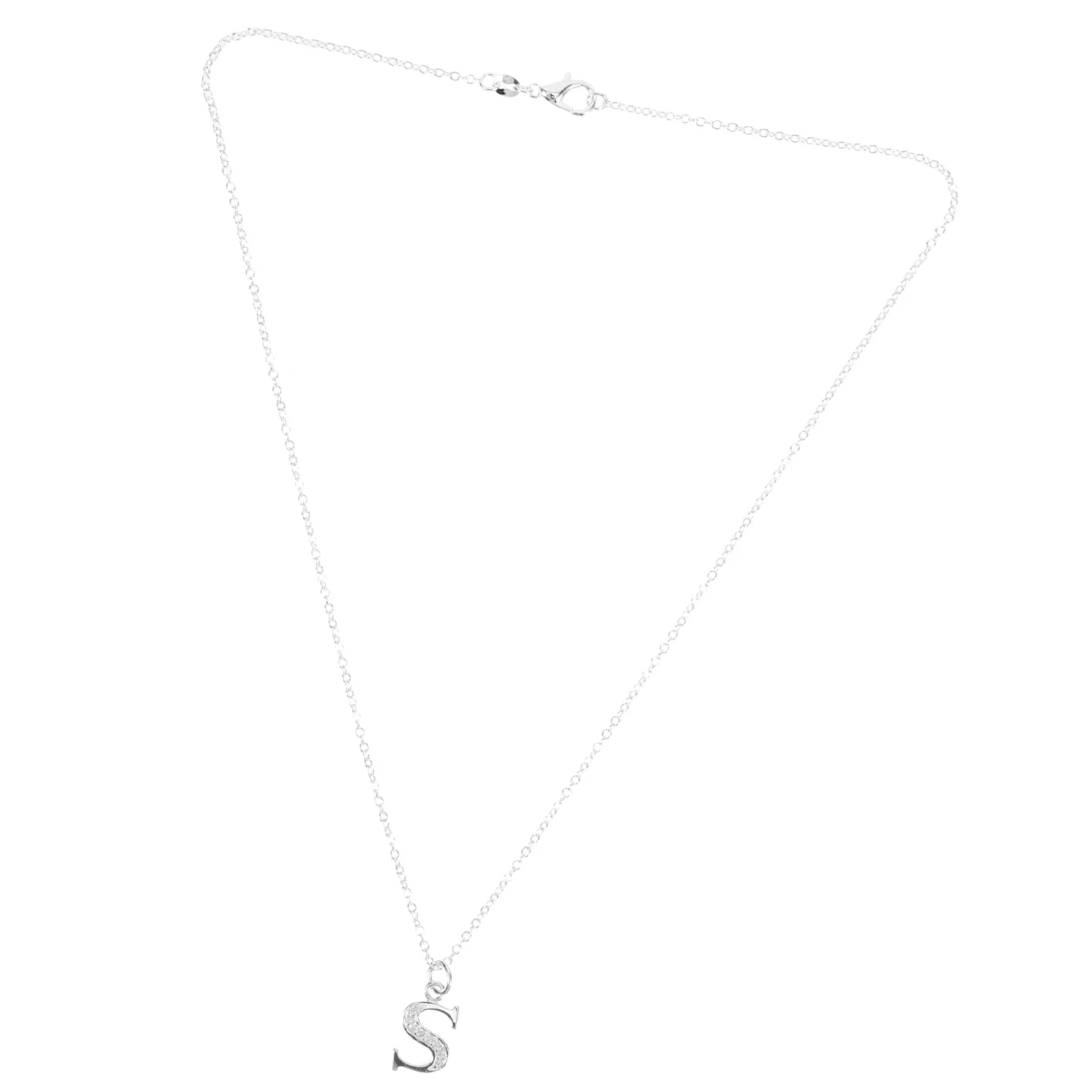 

S Necklace Exquisite Craftsmanship Memorable Gift for Her Personalized Alphabet Jewelry Initial Letter Necklace