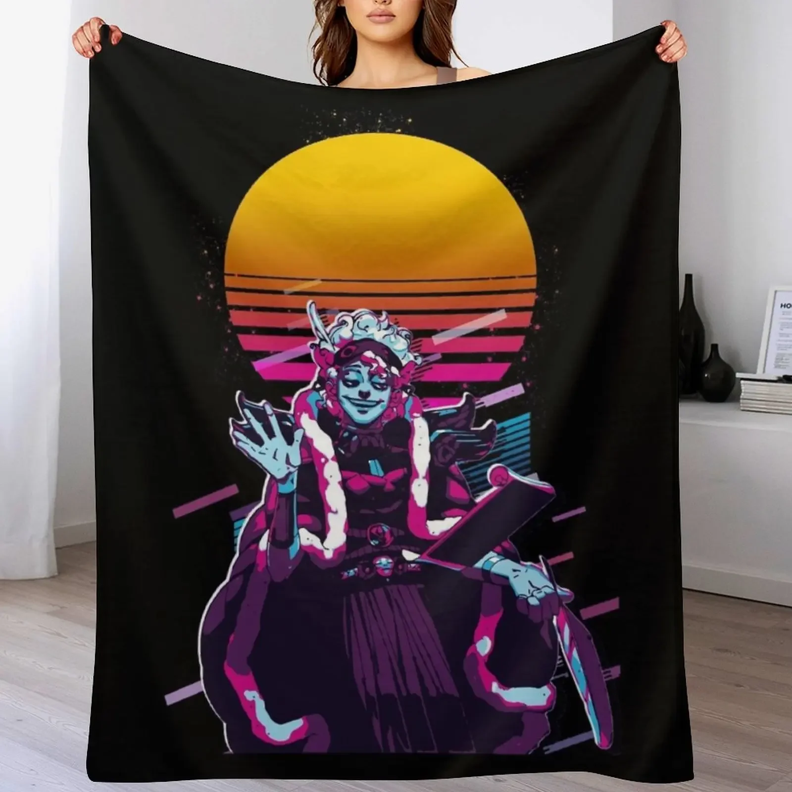 

Hypnos - Hades (80s Retro) Throw Blanket Hairy funny gift Luxury Thicken Thin Blankets