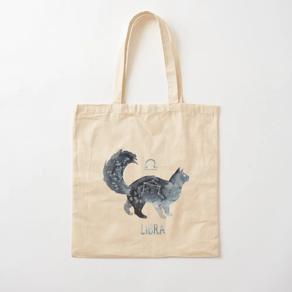 

Zodiac Cat - Libra Tote Bag tote bag men's shopper bag women canvas Canvas Tote