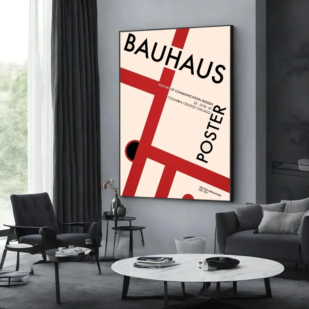 Bauhaus Modern Simplicity Poster Classic Vintage Posters Vintage Room Home Bar Cafe Decor Nordic Home Decor