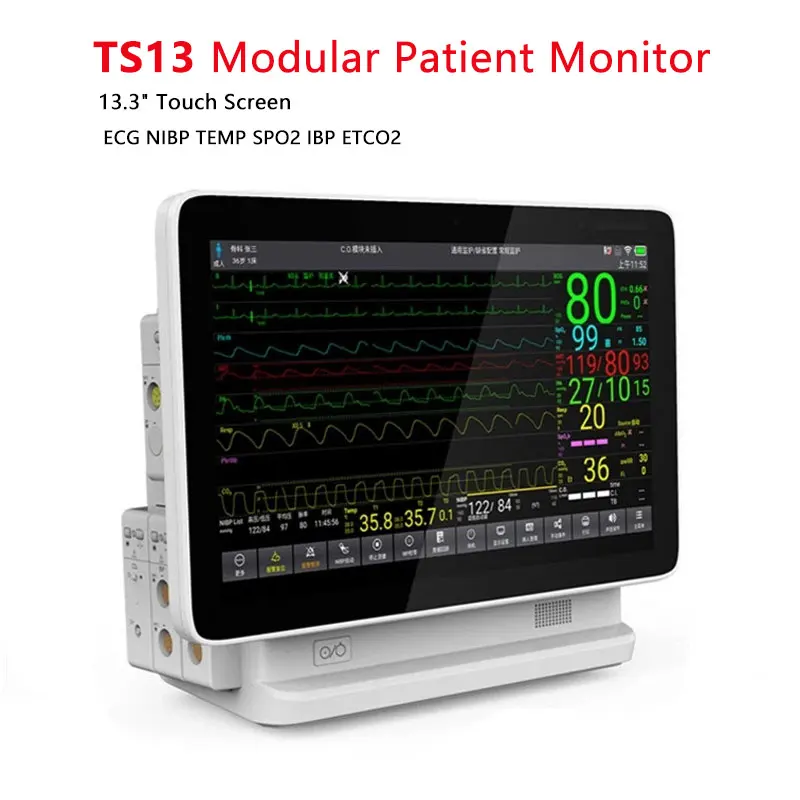 Touch Screen Modular Patient Monitor TS13 ICU/CCU 13.3