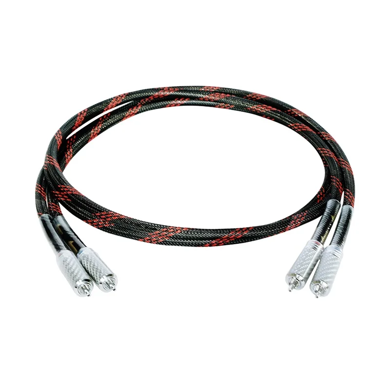 

AVplay AV-0702 высококачественный медный кабель высокого качества с серебряным сердечником RCA, провод из углеродного волокна, достаточно хороший