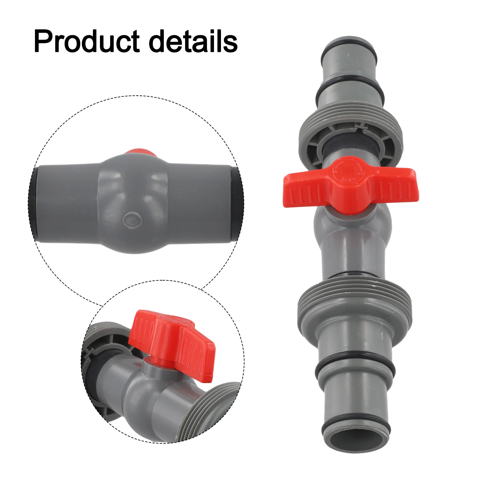 Pool Accessory Connector 3-Way Connector Pool Maintenance Stainless Steel Parts Easy Installation Process For Pool Accessories
