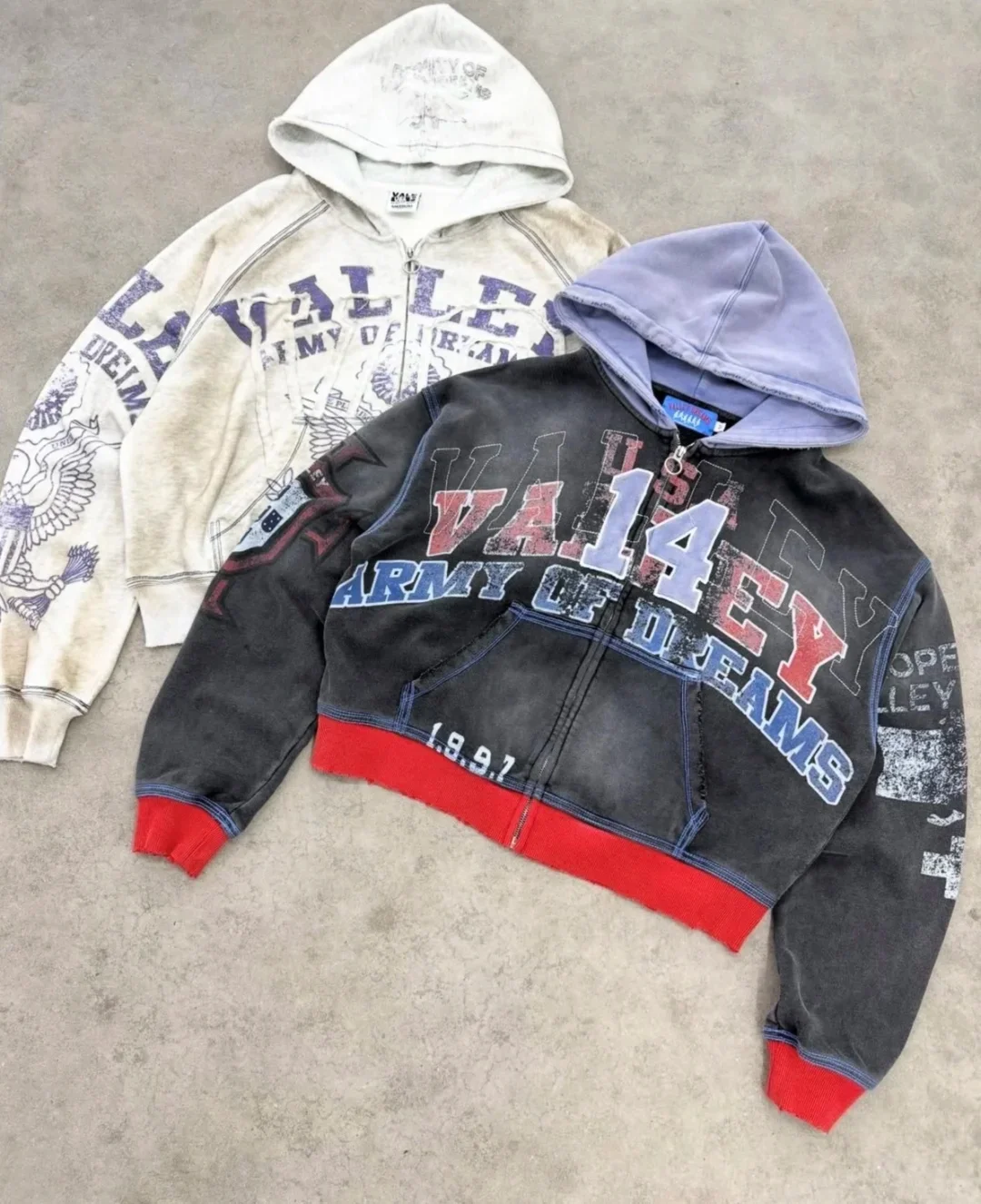 

25ss Высокое качество Vale Washed потертые толстовки с капюшоном спортивные штаны одежда для мужчин и женщин зима-осень повседневные свободные брюки VALLEY