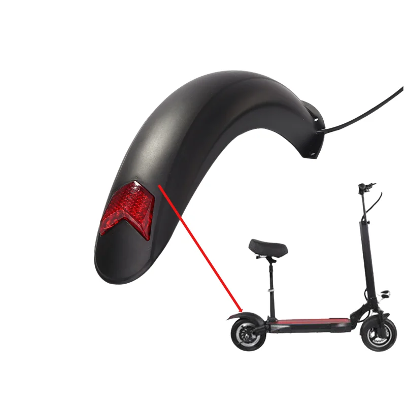 Roller Kotflügel mit Rücklicht Für Kugoo M4 Elektrische Roller Hinten Schlamm Schutz Flügel Unterstützung Schutz Kotflügel