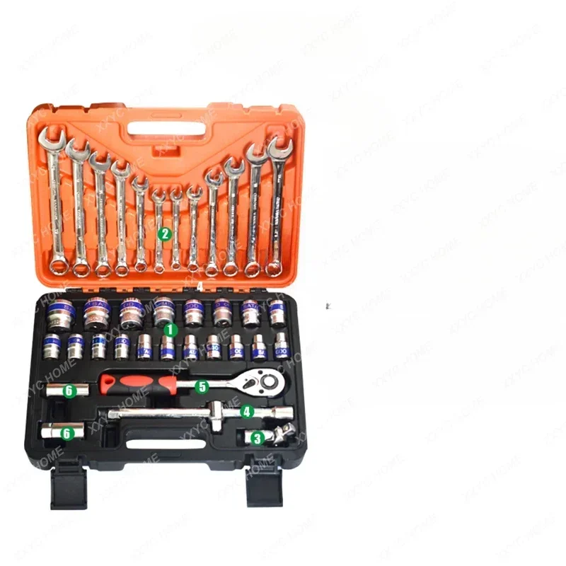 150 pieces 121-piece auto repair tool set car repair car repair combination sleeve ratchet wrench