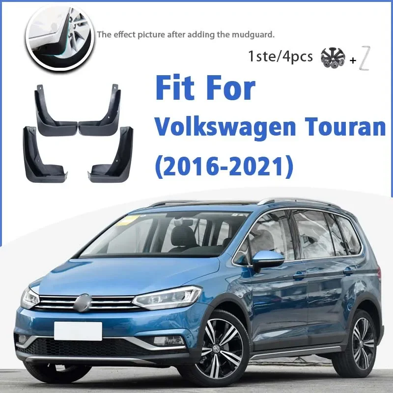 

For Volkswagen VW Touran 2016-2021 MK2 Mudflaps Fender Mud Flap Guards Splash Mudguard Car Accessories Front Rear 4pcs