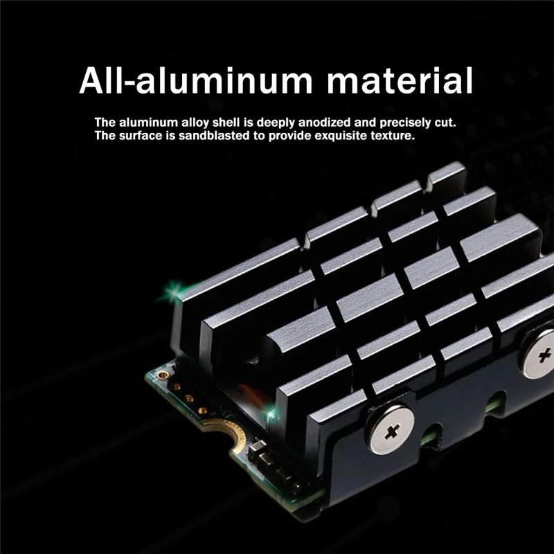 ZIZI M.2 2242 Solid State Drive Radiator SSD Cooling Heatsink Nvme2242 Solid State Drive SSD Heat Sink Cooling Vest