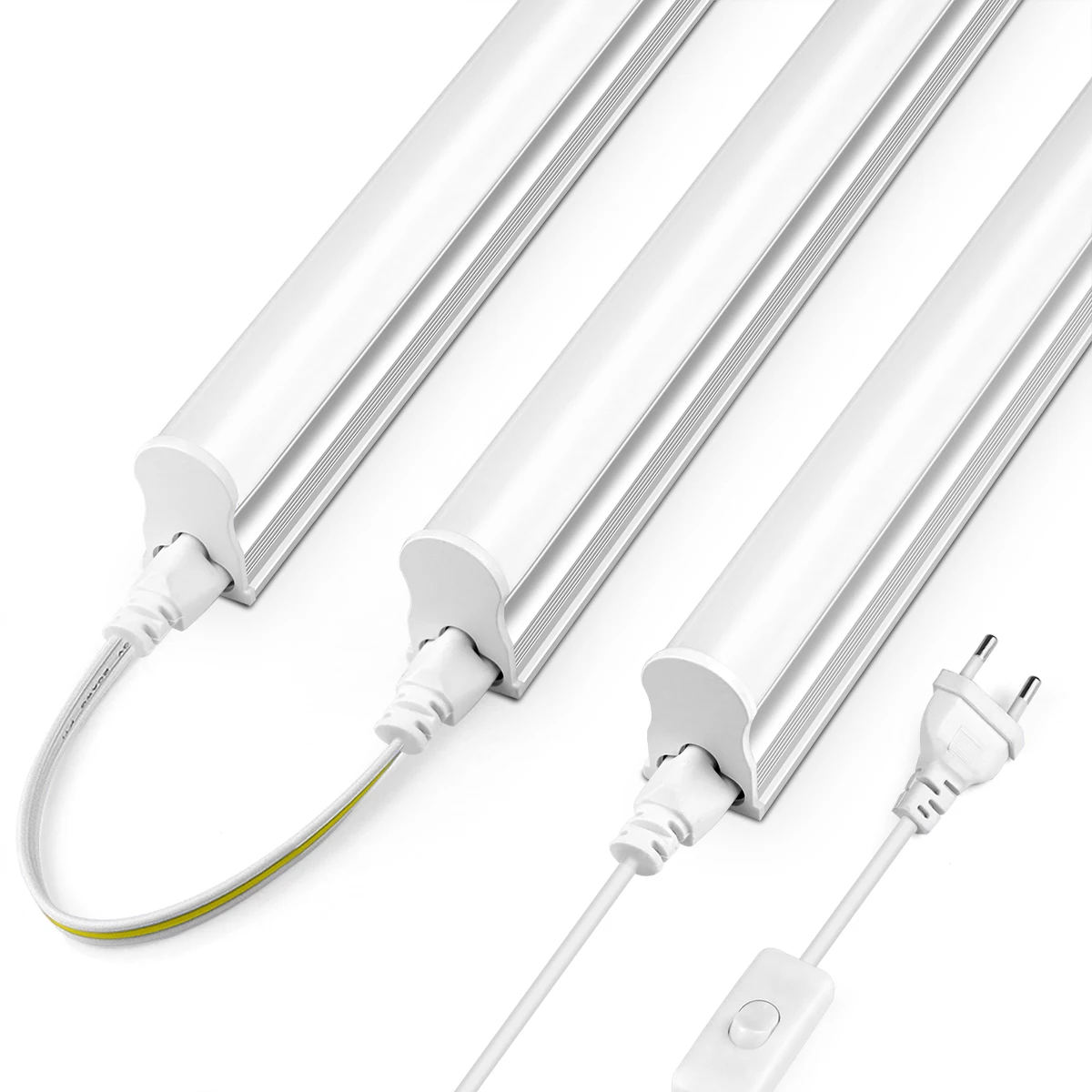 15 واط T5 LED أنبوب ضوء 50 سنتيمتر الألومنيوم المتكاملة سائق أنبوب الفلورسنت LED سقف الجدار مصباح إضاءة المطبخ المنزل 220 فولت 110 فولت