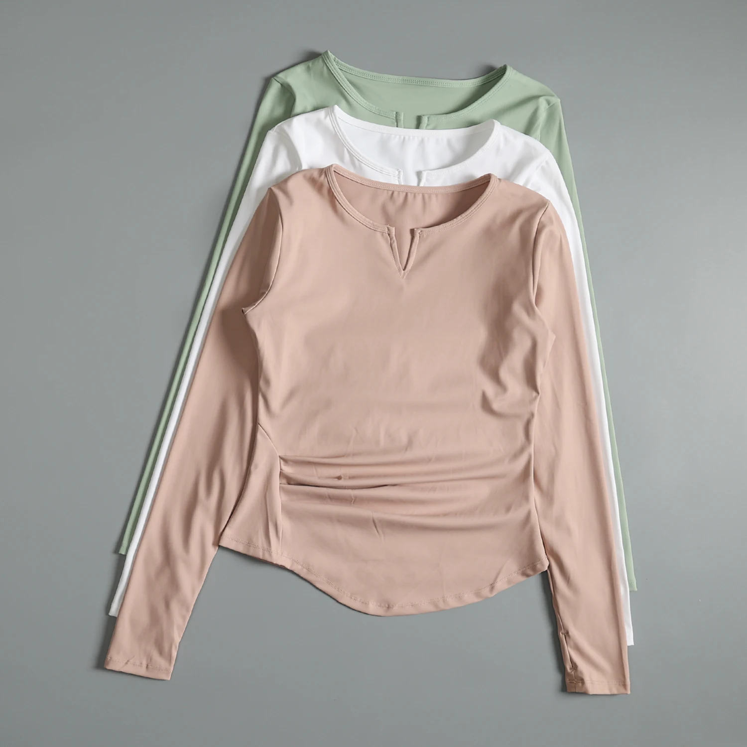 

Yoga suits for women with long sleeves autumn style pilates training body clothes professional quick-drying running exercise