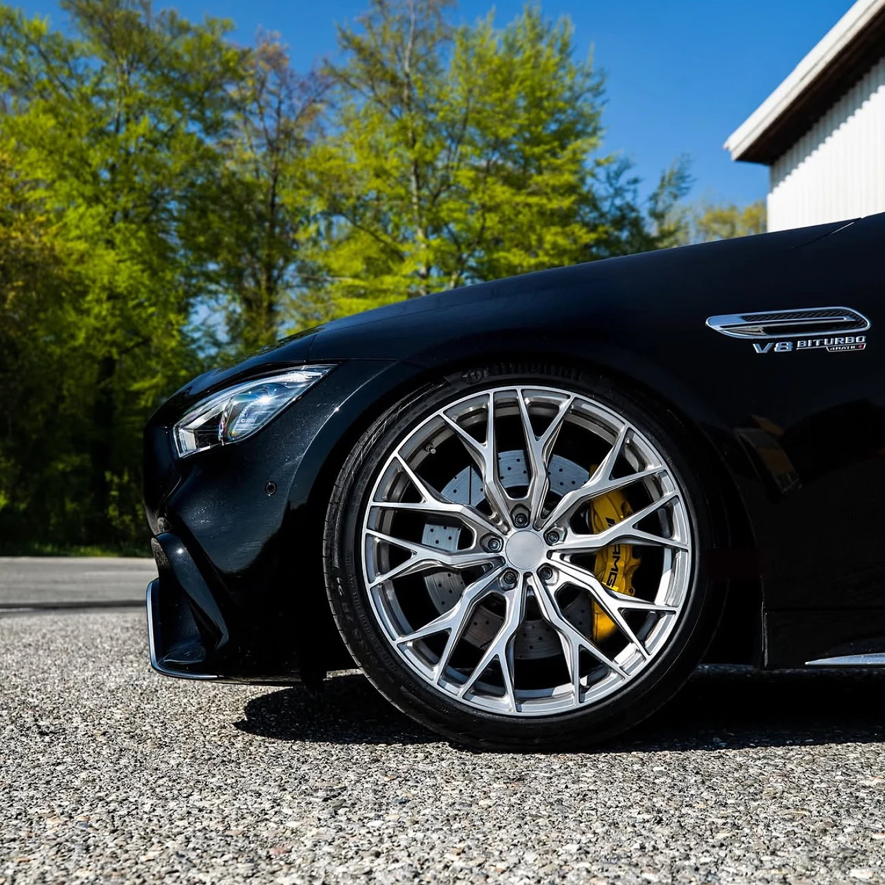 ODM OEM Tree Bench Silver T6061 Monoblock Forged Wheel Alloy 20 Inch Passenger Car Rim 5x108 5x112 5x114.3 5x120 5 Hole Hub