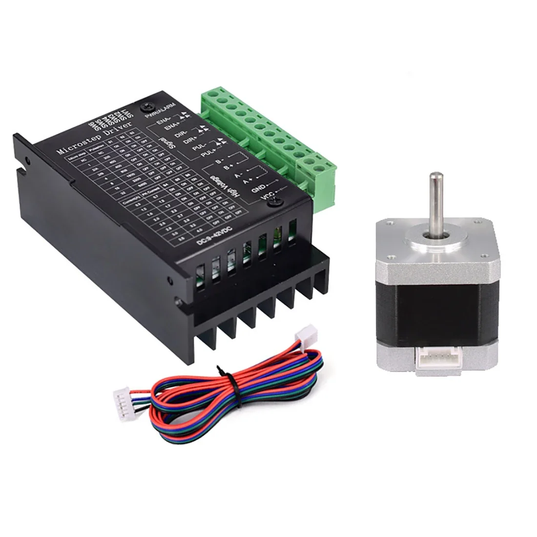 

42 Stepper Motor Drive Kit 0.4N. M Stepper Motor 17HS4401S+TB6600 Motor Driver 4A 3D Printer Parts